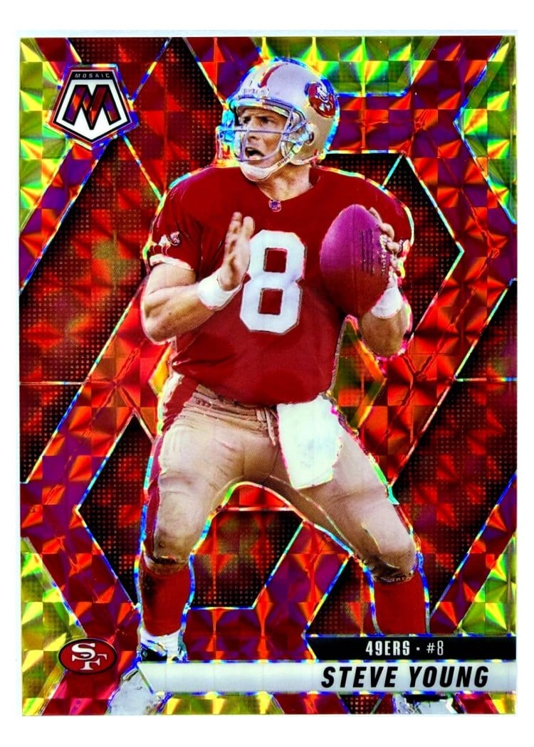 2025 Panini Mosaic Base Set Steve Young #10 card