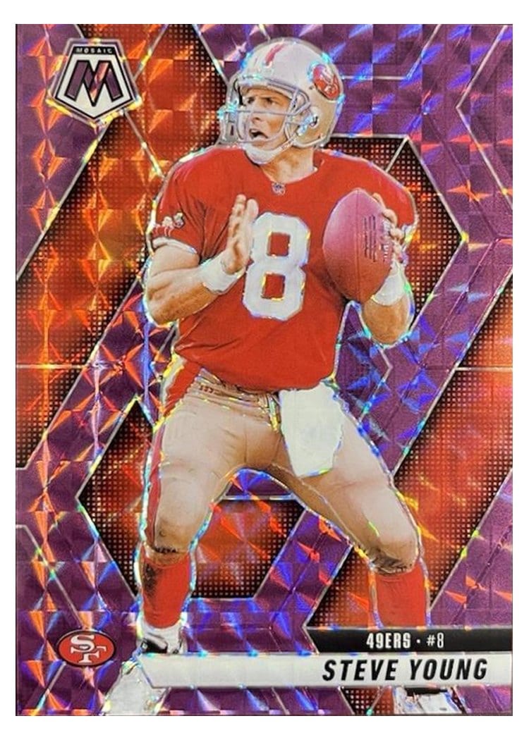 2025 Panini Mosaic Base Set Steve Young #10 card
