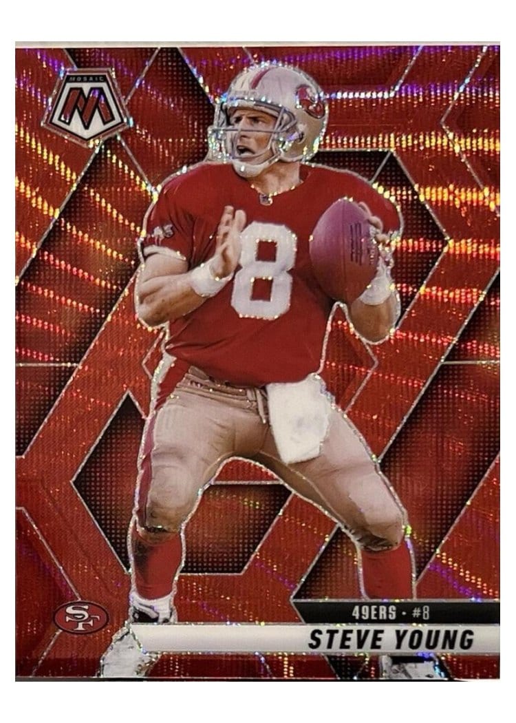 2025 Panini Mosaic Base Set Steve Young #10 card
