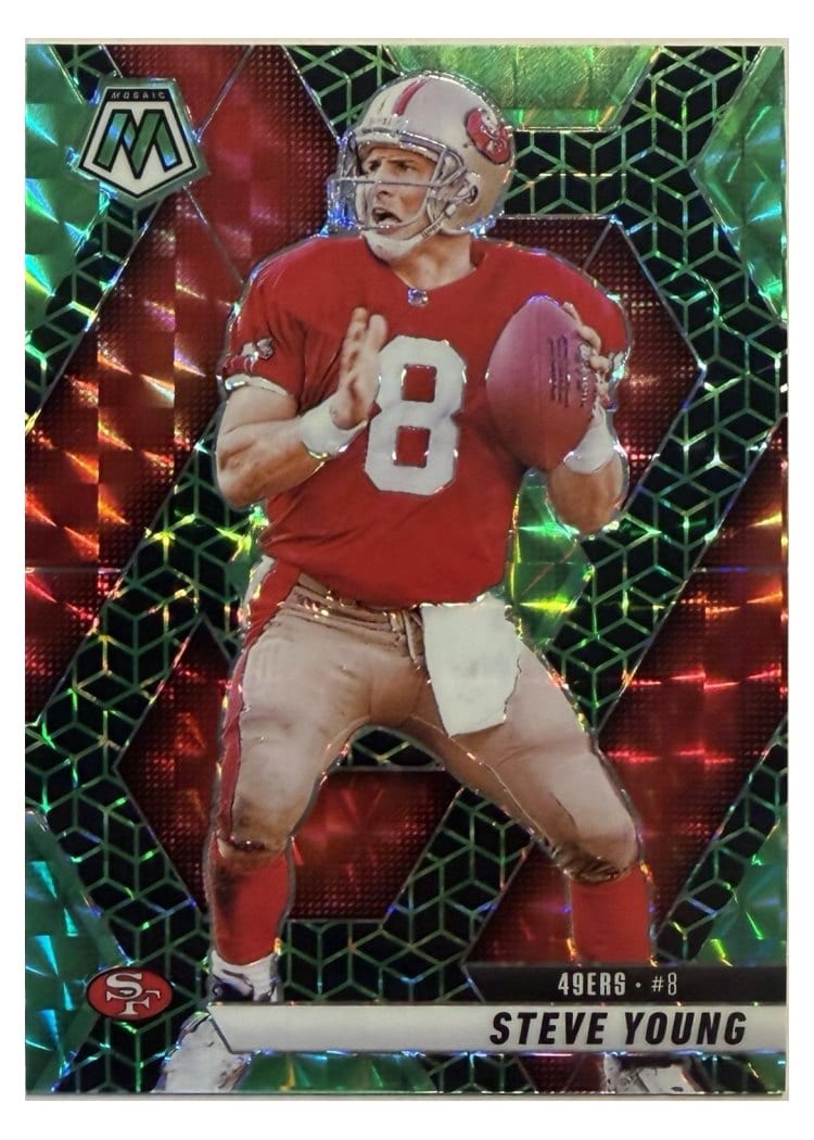 2025 Panini Mosaic Base Set Steve Young #10 card