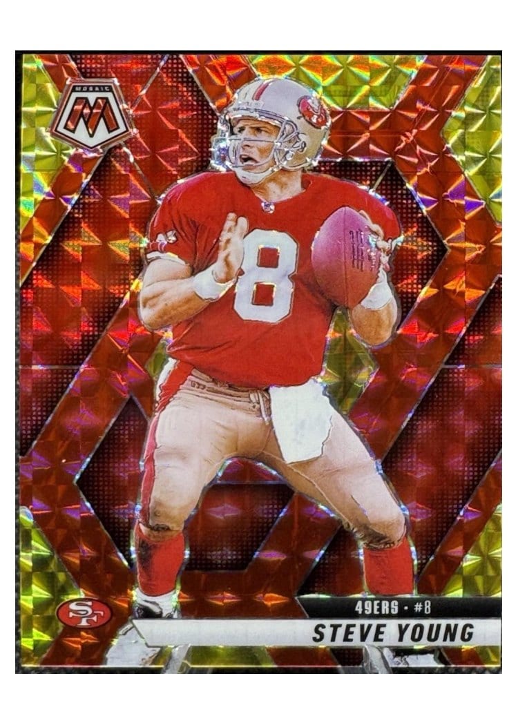 2025 Panini Mosaic Base Set Steve Young #10 card