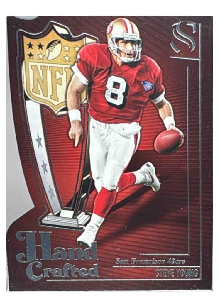 2025 Panini Silhouette Hand Crafted MVP Steve Young #10 card