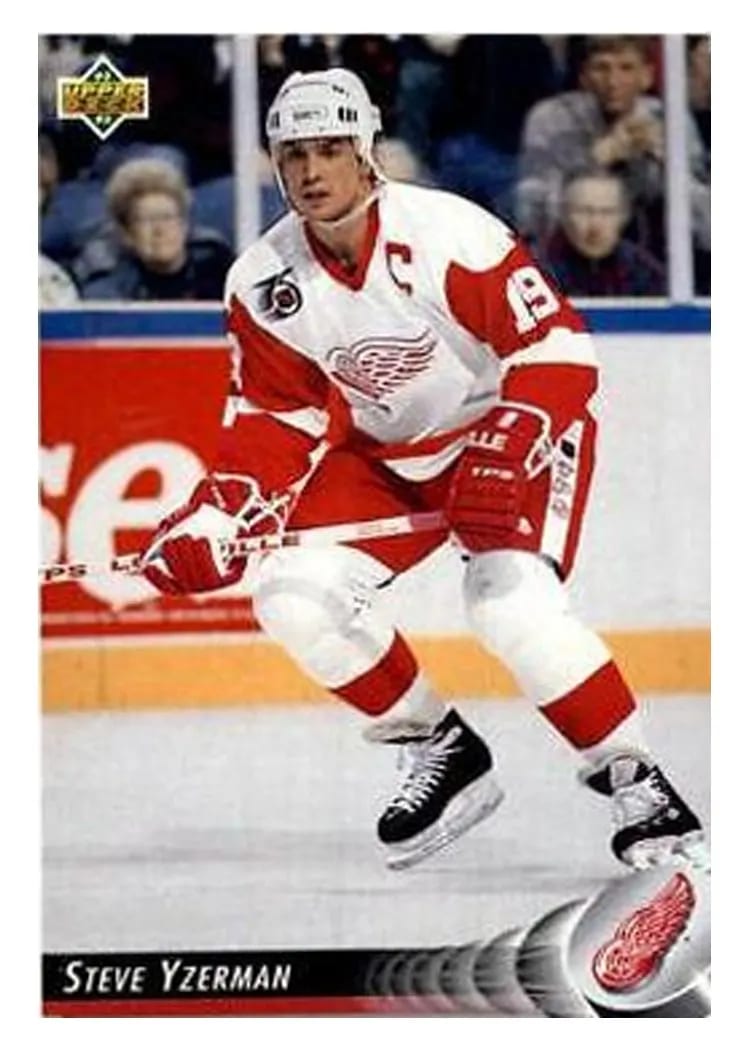 1992 Upper Deck Steve Yzerman #155 card