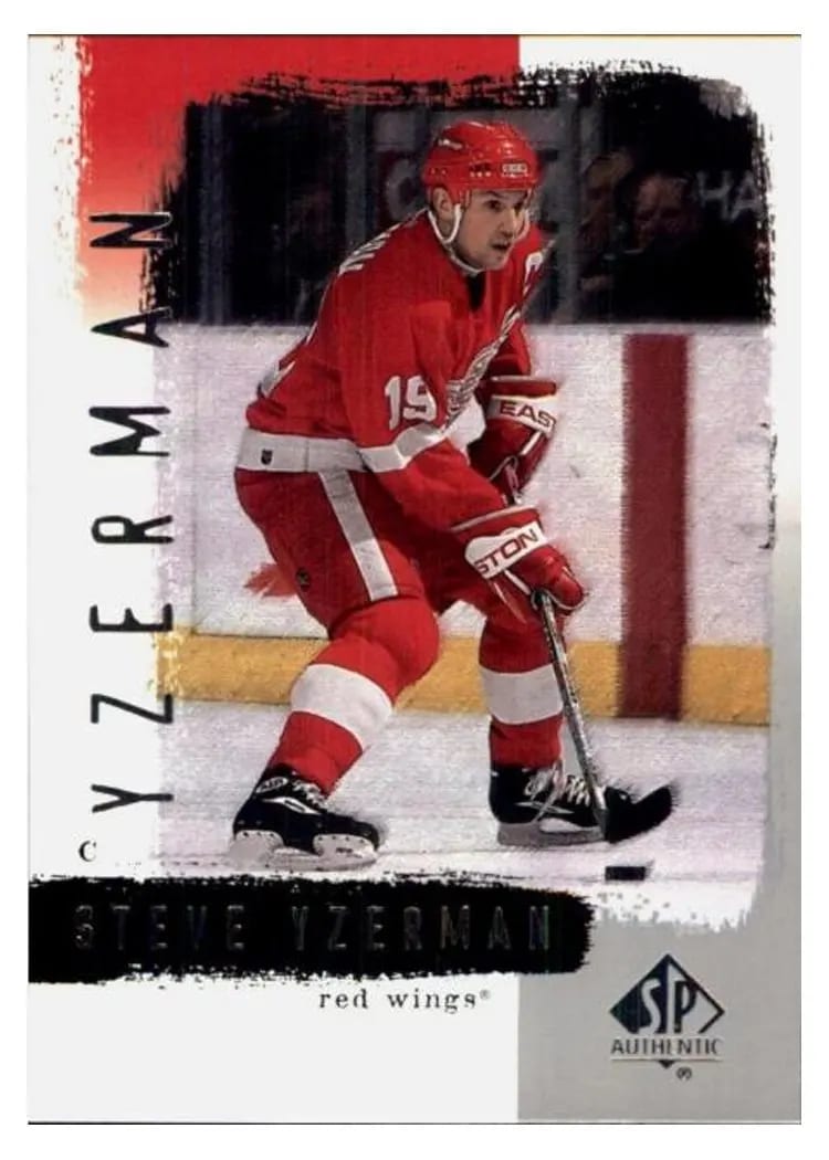 2000 SP Authentic Steve Yzerman #31 card