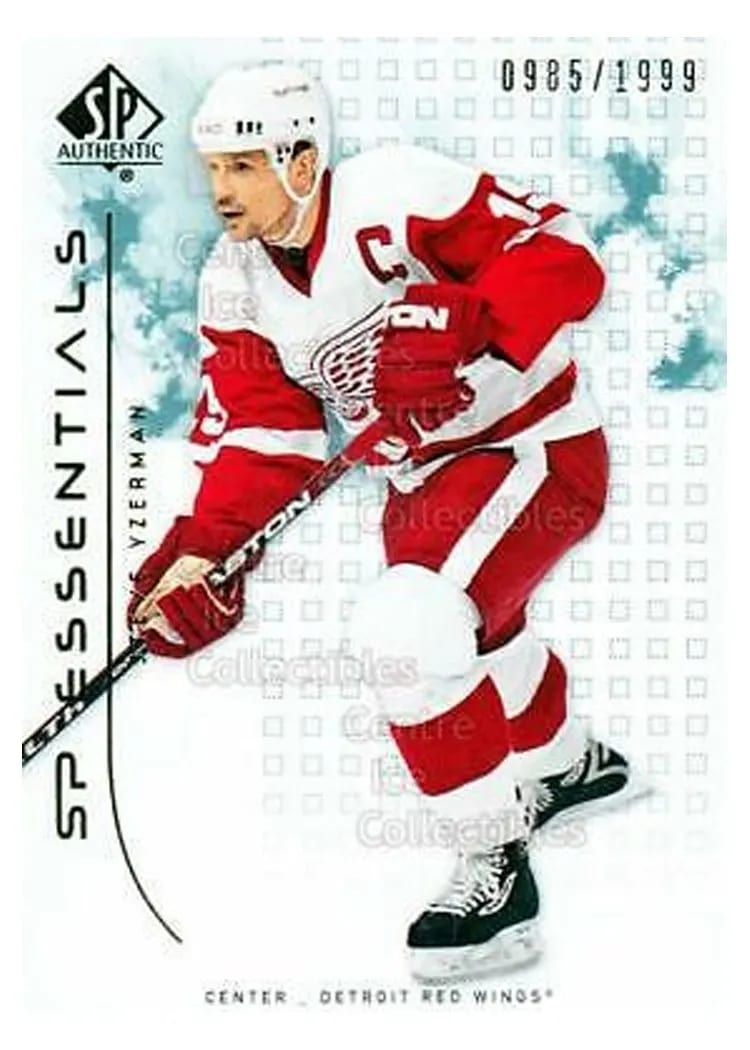 2009 SP Authentic Steve Yzerman #154 card
