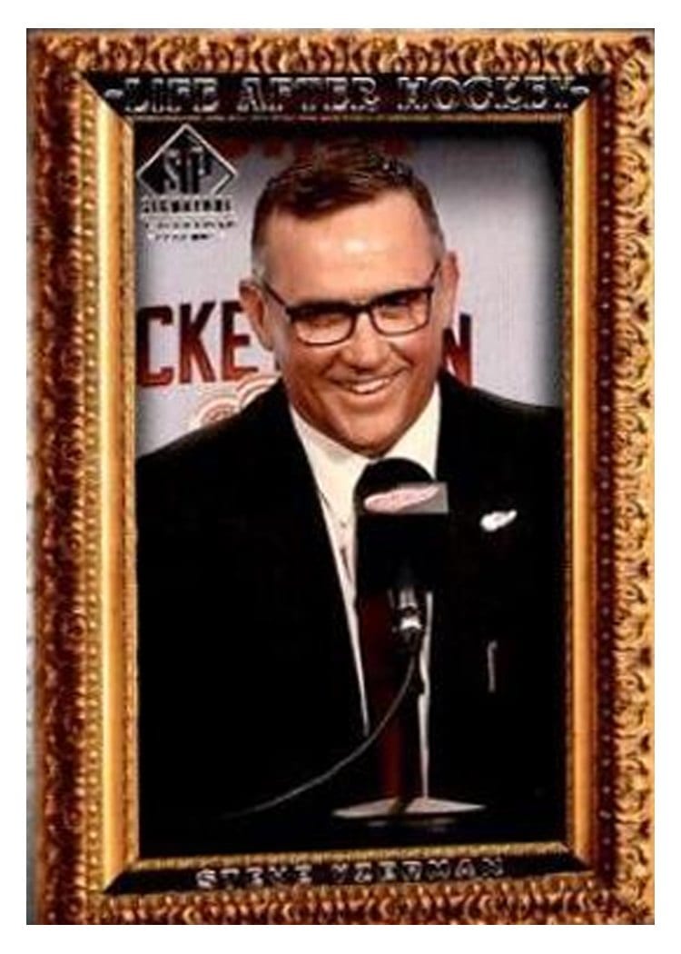 2020-21 SP Signature Edition Legends Life After Hockey Steve Yzerman #LA-17 card
