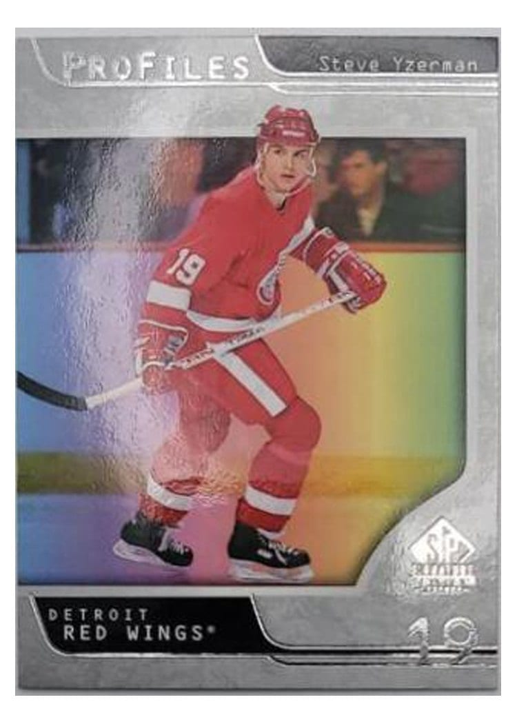 2020-21 SP Signature Edition Legends Profiles Steve Yzerman #P-21 card