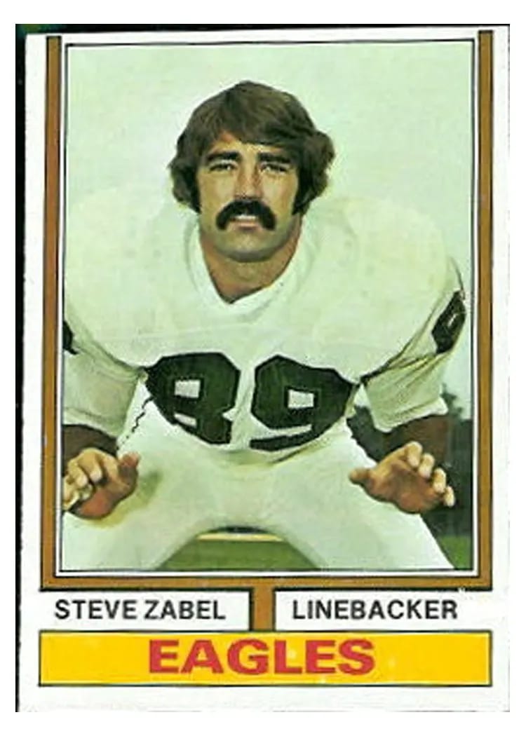 1974 Topps Steve Zabel #428 card