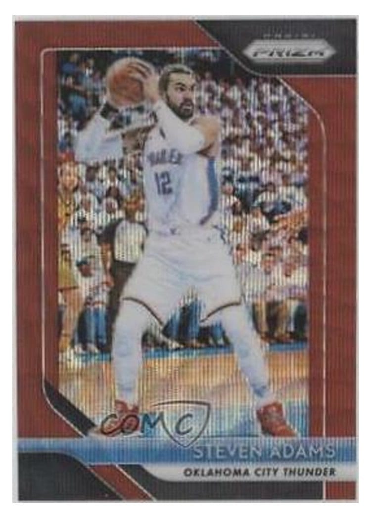 2018-19 Panini Prizm Base Set Steven Adams #69 card
