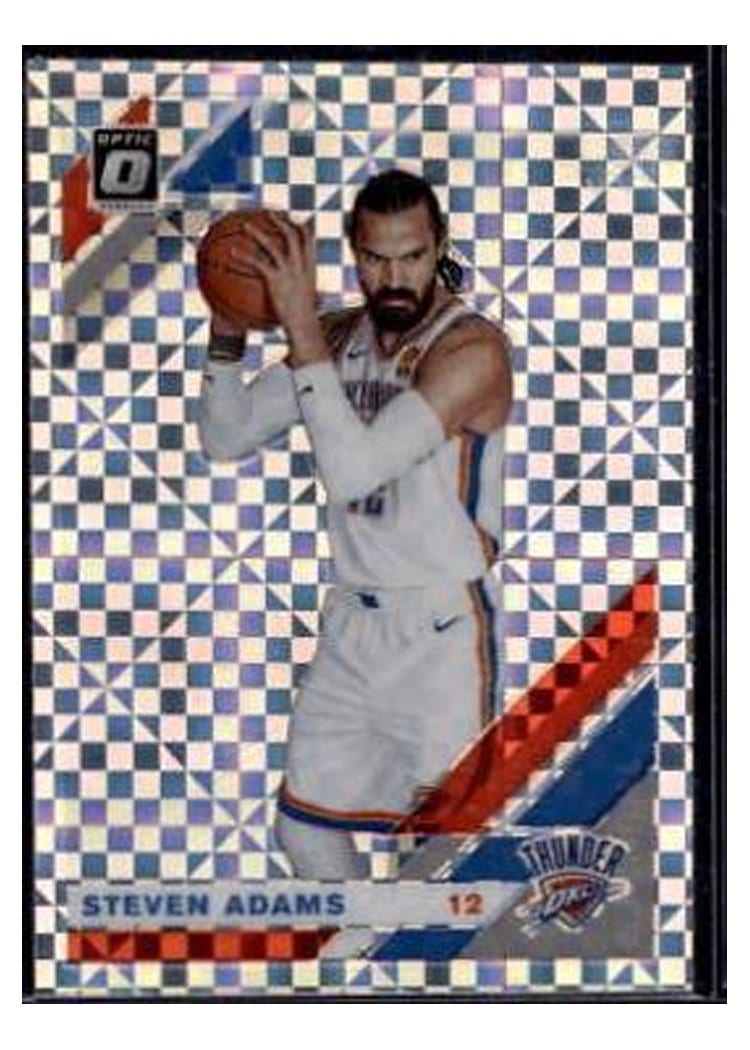 2019-20 Donruss Optic Base Set Steven Adams Checkerboard #123 card