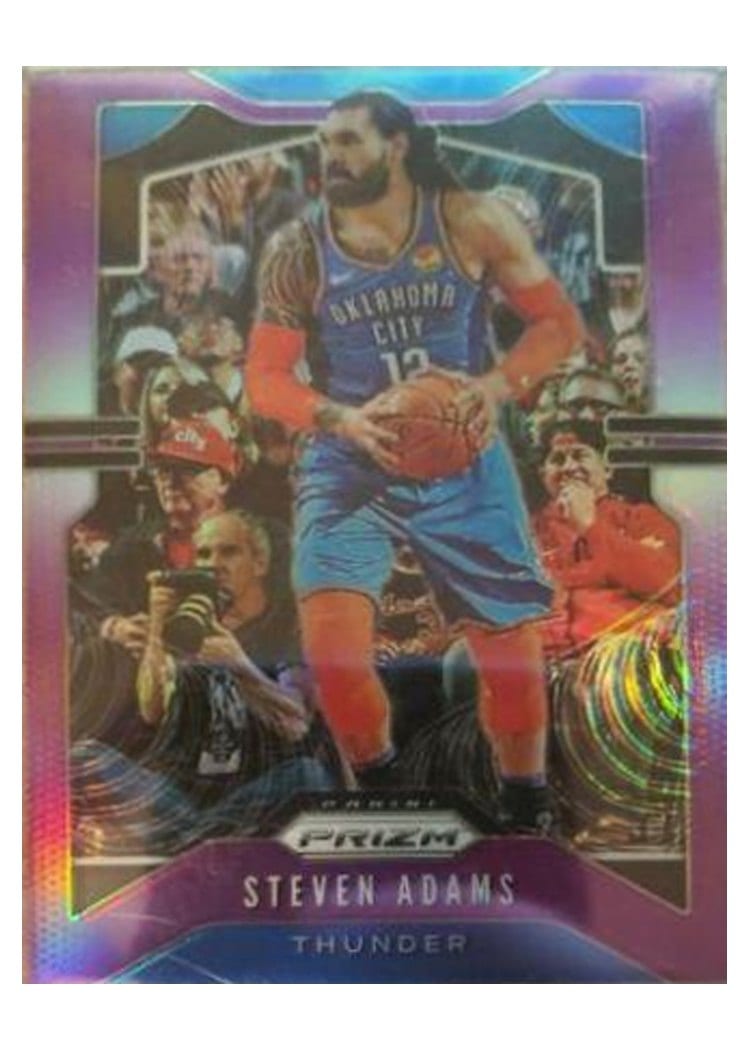 2019-20 Panini Prizm Base Set Steven Adams Purple Prizm #183 card