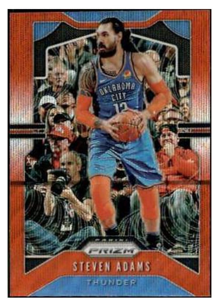 2019-20 Panini Prizm Base Set Steven Adams Ruby Wave Prizm #183 card