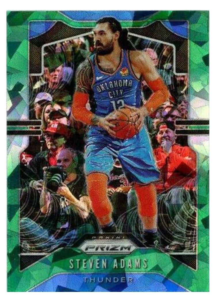 2019-20 Panini Prizm Base Set Steven Adams Green Ice Prizm #183 card