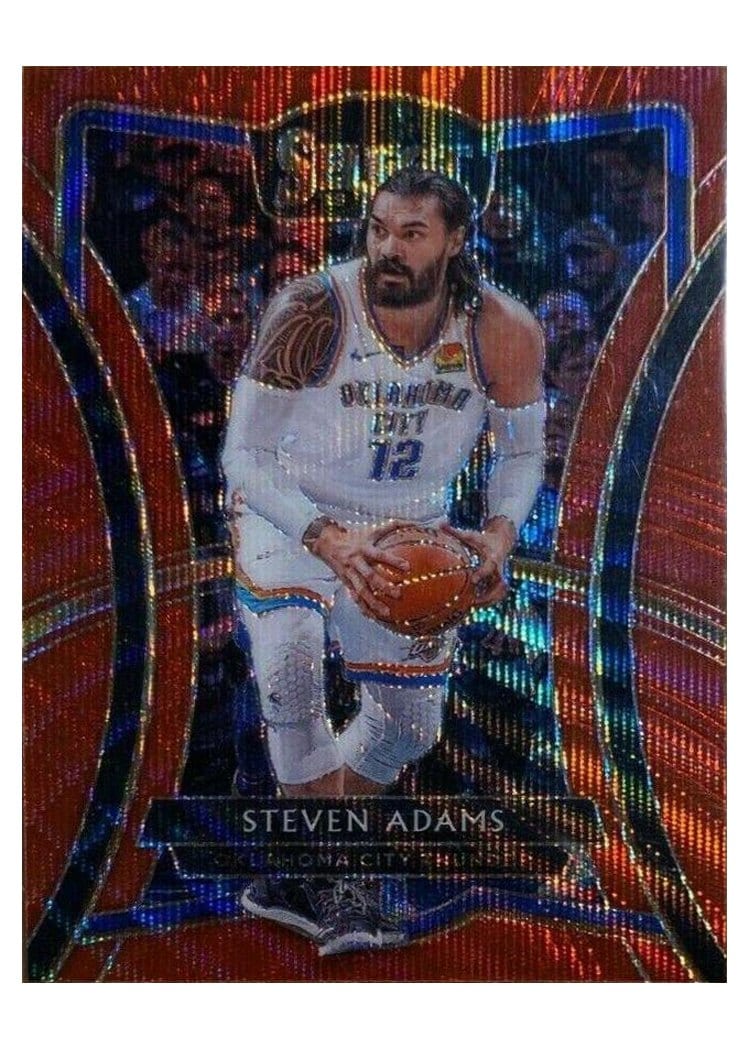2019-20 Panini Select Base Set Steven Adams Red Wave #129 card