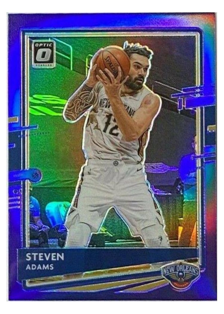 2020-21 Donruss Optic Base Set Steven Adams Purple #37 card
