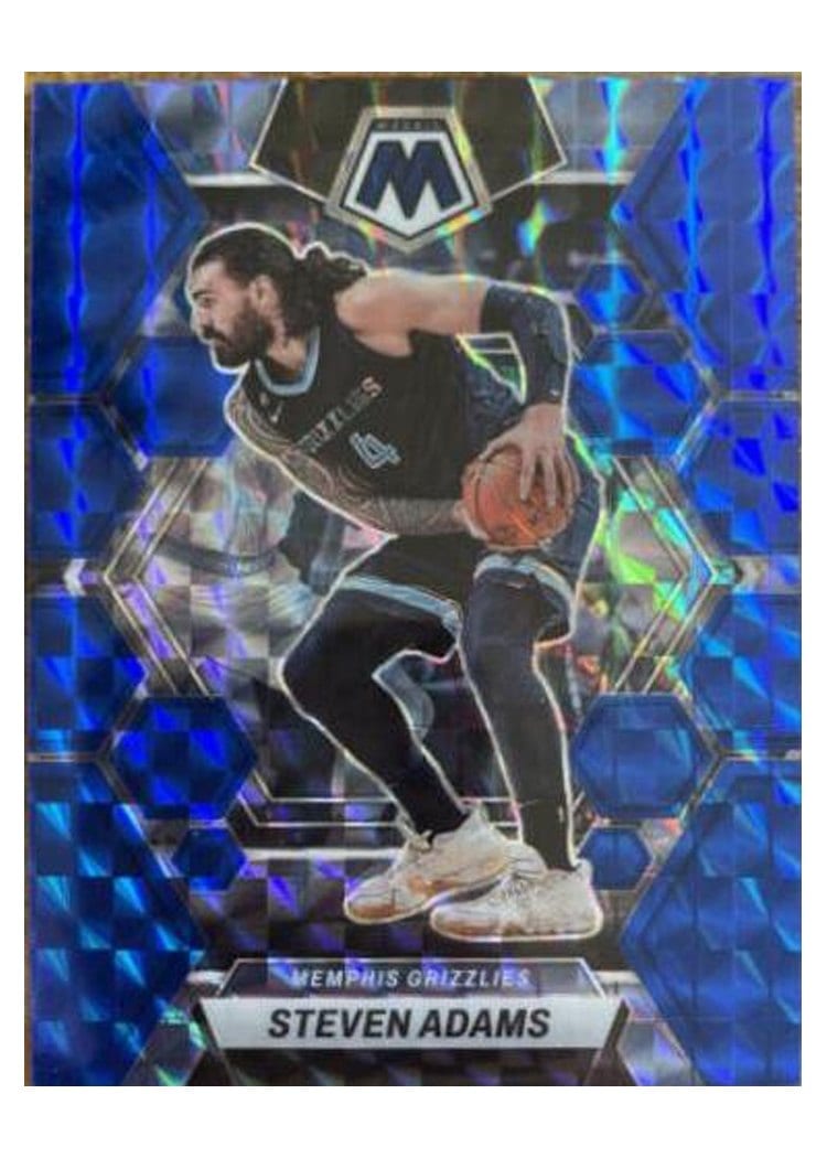 2022-23 Panini Mosaic Base Set Steven Adams Blue #140 card