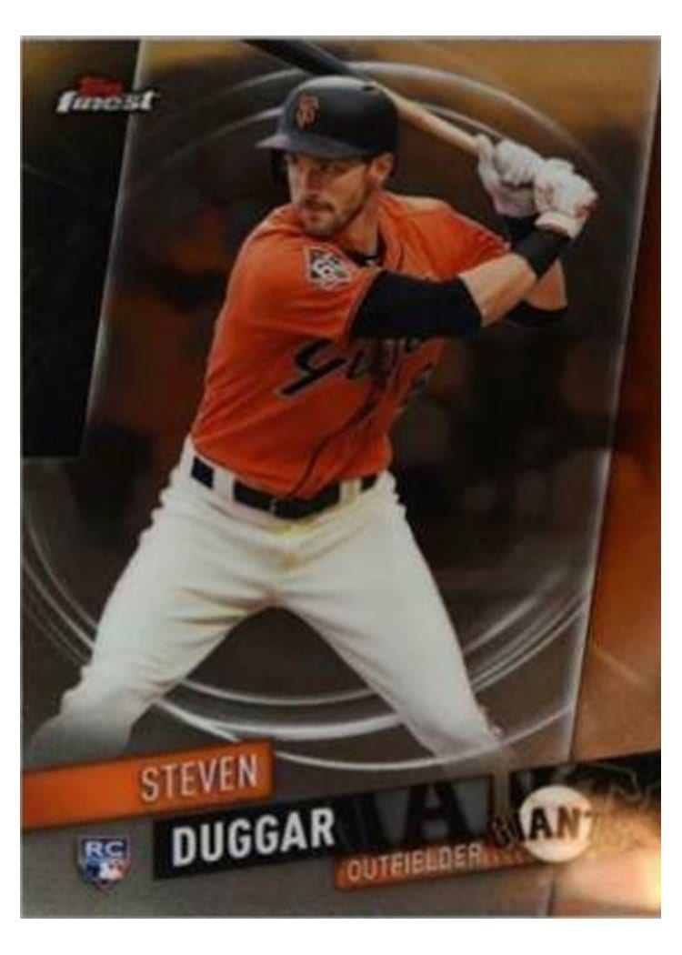 2019 Topps Finest Steven Duggar #8 card