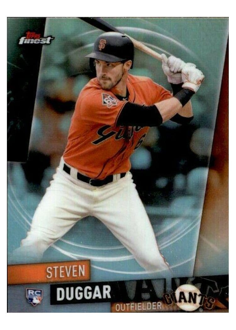 2019 Topps Finest Steven Duggar #8 card