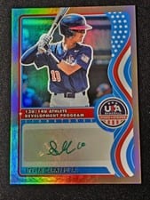 2025 Panini Stars & Stripes 13U/14U National Team Signatures Steven Garneau Jr. #NTS-SGJ card
