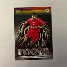 2025-26 Topps UEFA Club Competitions Roots Steven Gerrard #RT-14 card