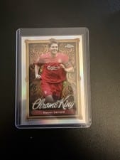 2025 Topps Premier League Chrome King Steven Gerrard #CK-12 card