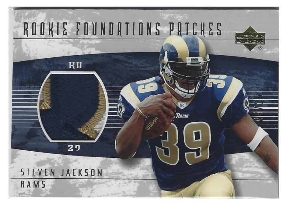 2004 Upper Deck Foundations Steven Jackson Patch #246-P card