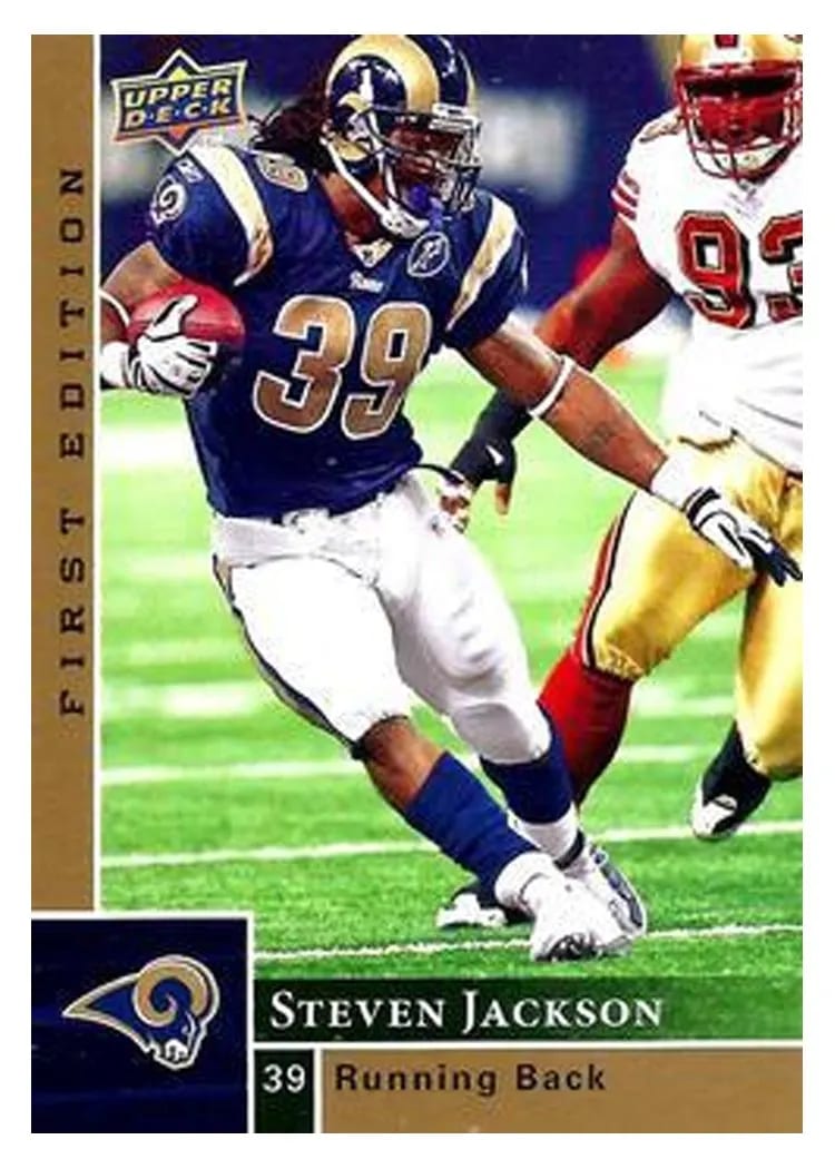 2009 Upper Deck First Edition Steven Jackson #137 card