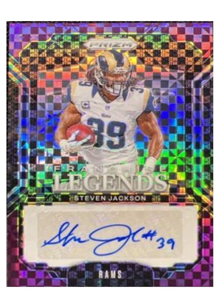 2024 Panini Prizm Franchise Legends Signatures Steven Jackson #FL-SJN card