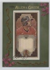 2025 Topps Allen & Ginter Allen & Ginter Mini Framed Relics Steven Kwan #MFR-SK card