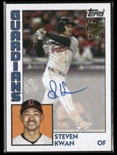2025 Topps Archives Fan Favorite Autographs 1984 Steven Kwan #84FFA-SK