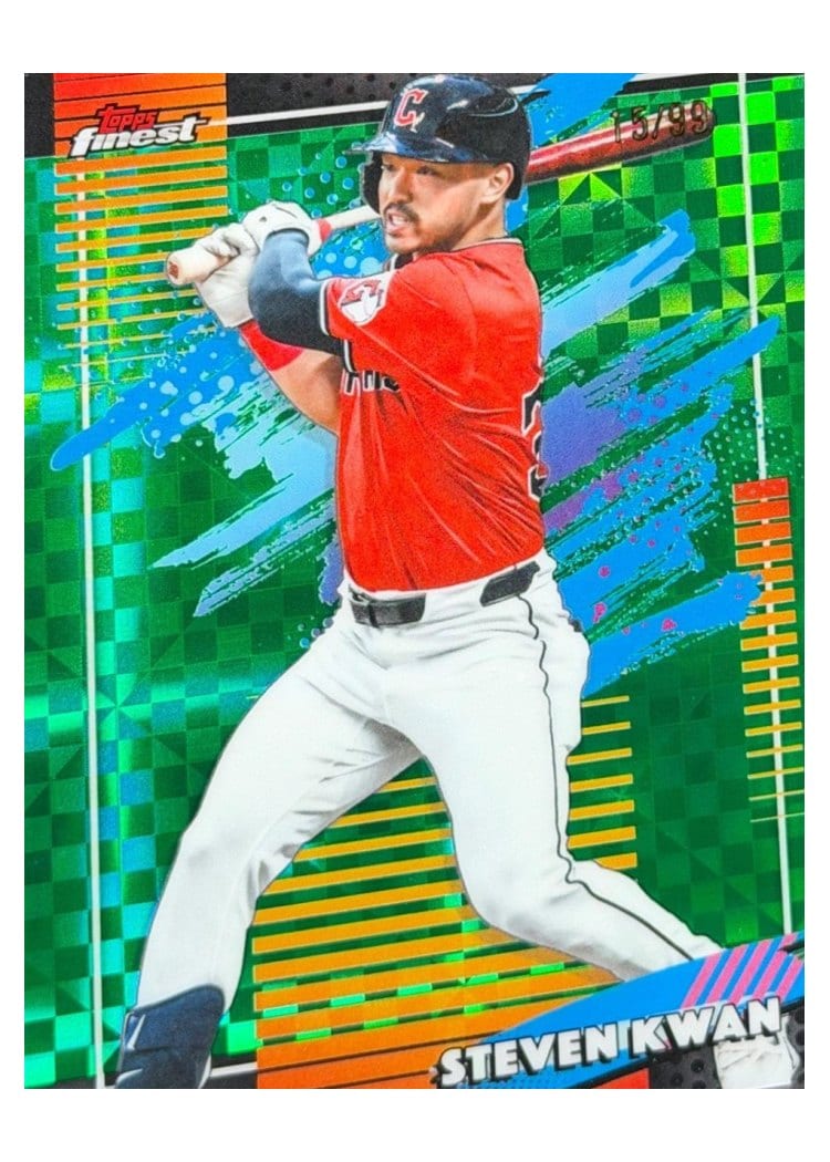 2026 Topps Finest Steven Kwan #132 card