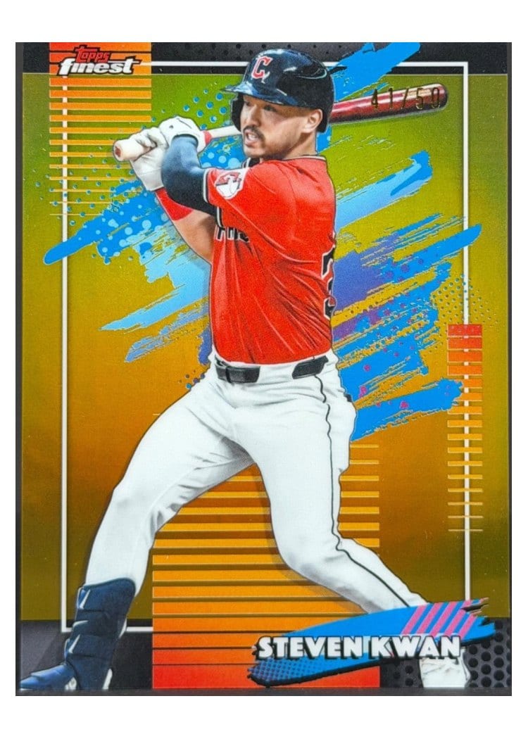 2026 Topps Finest Steven Kwan #132 card