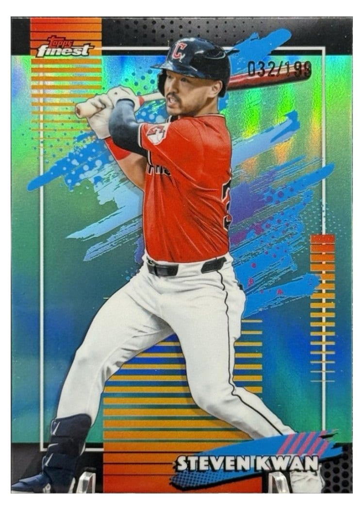 2026 Topps Finest Steven Kwan #132 card
