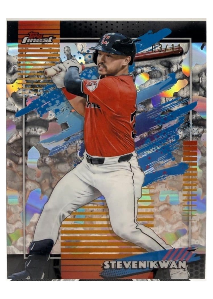 2026 Topps Finest Steven Kwan #132 card
