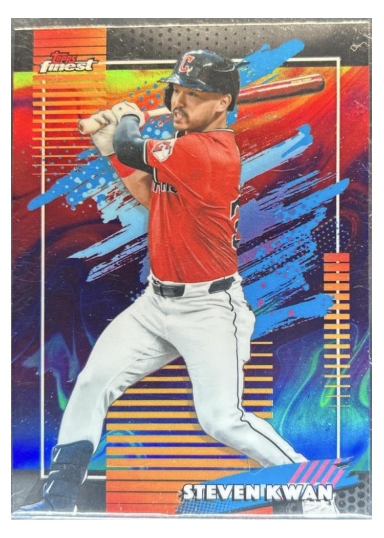 2026 Topps Finest Steven Kwan #132 card