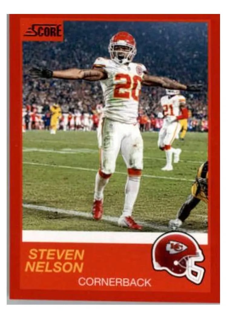 2019 Score Base Set Steven Nelson #3 card
