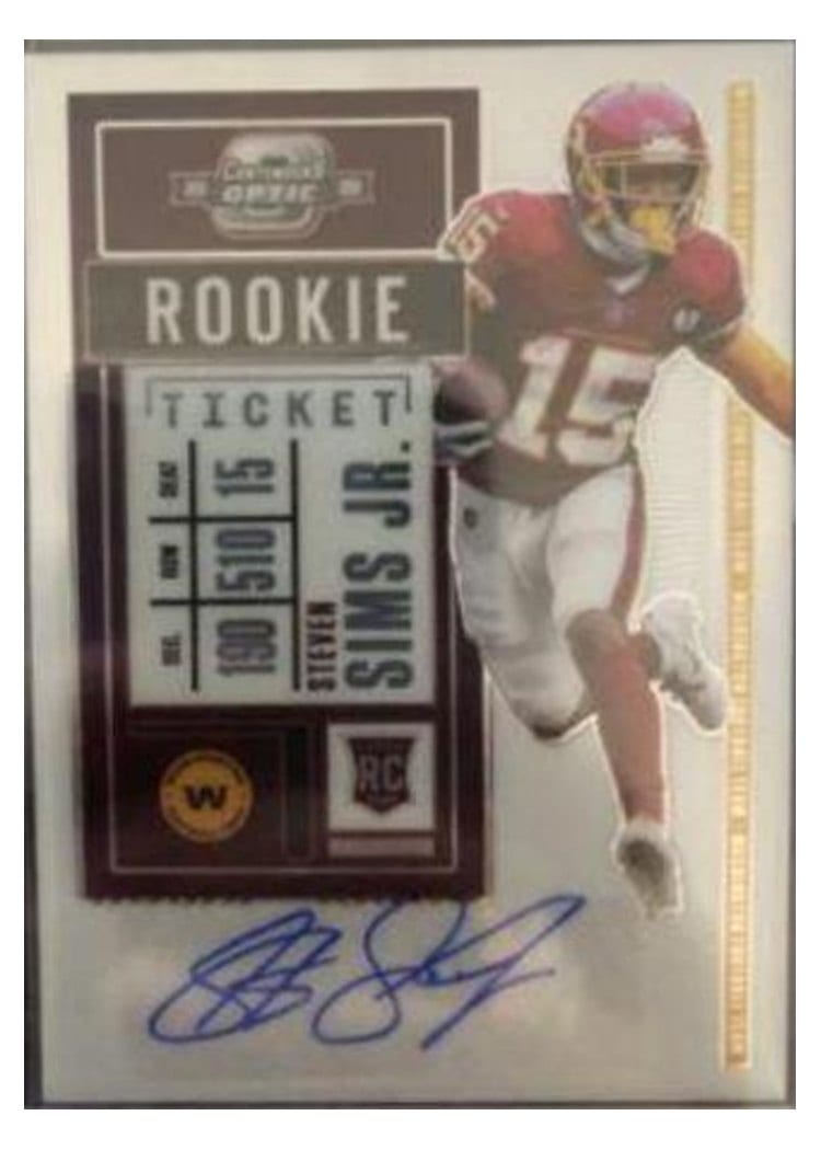 2020 Panini Contenders Optic Base Set Steven Sims Jr #204 card