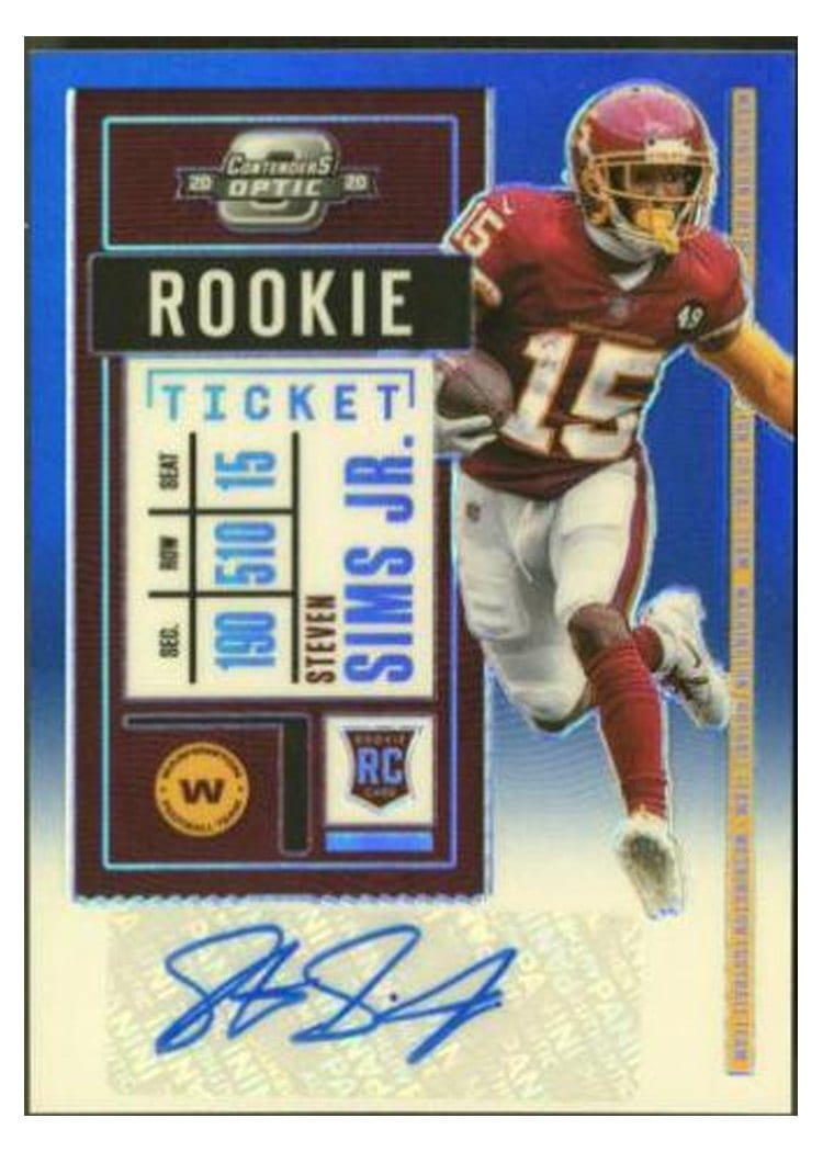 2020 Panini Contenders Optic Base Set Steven Sims Jr #204 card