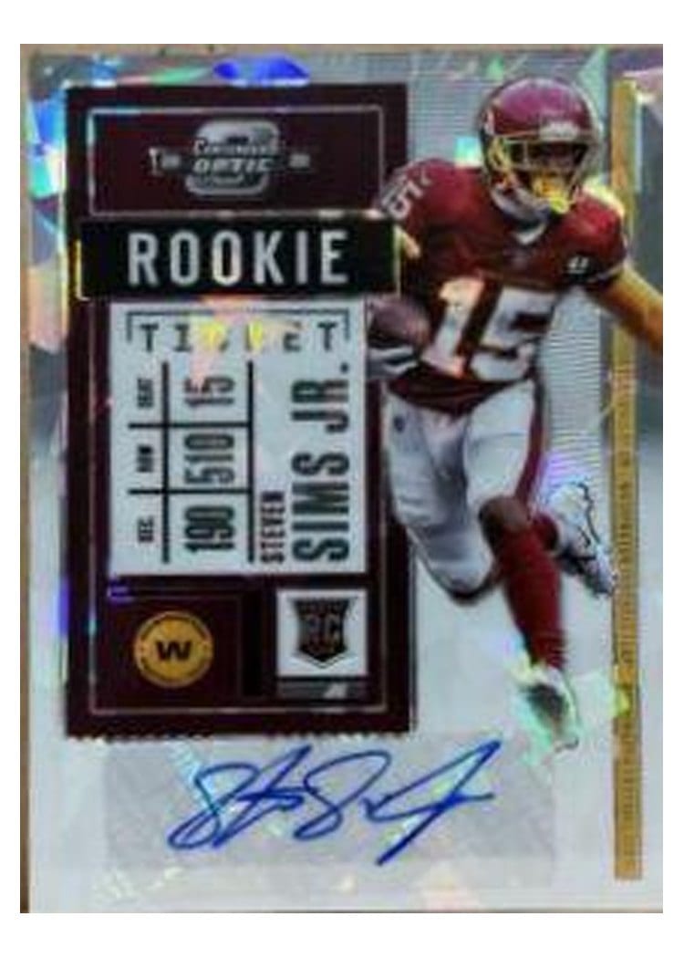 2020 Panini Contenders Optic Base Set Steven Sims Jr #204 card