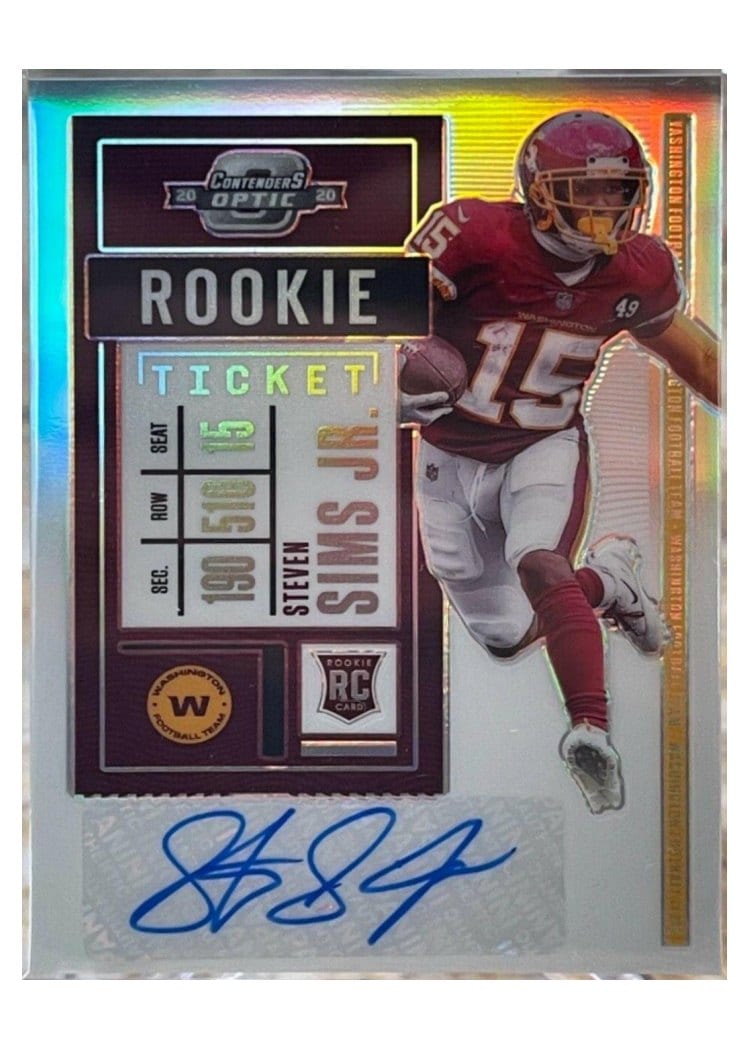 2020 Panini Contenders Optic Base Set Steven Sims Jr #204 card