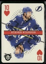 2021 O Pee Chee Playing Cards Steven Stamkos #10 HEARTS card