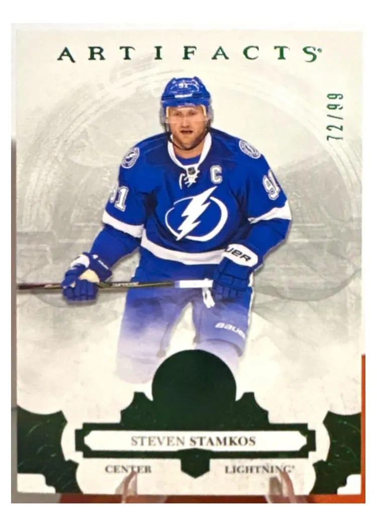 2017-18 Upper Deck Artifacts Base Set Steven Stamkos #2 card