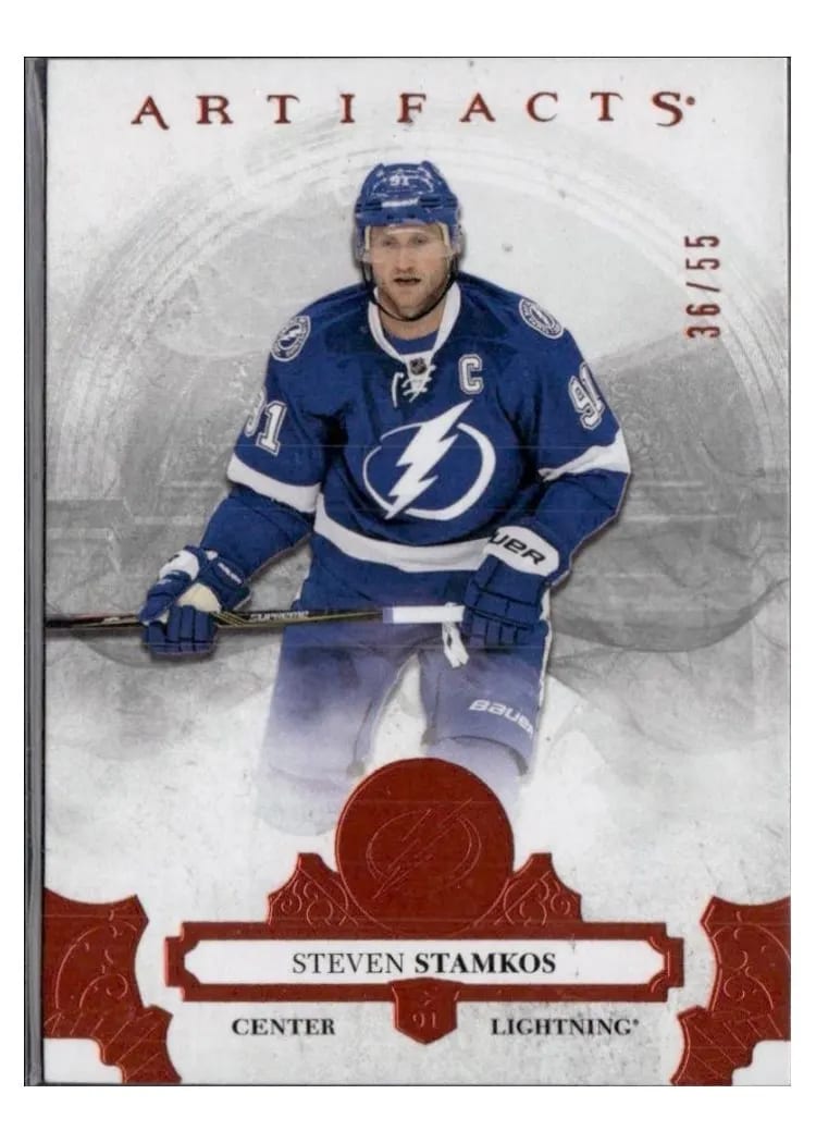 2017-18 Upper Deck Artifacts Base Set Steven Stamkos #2 card