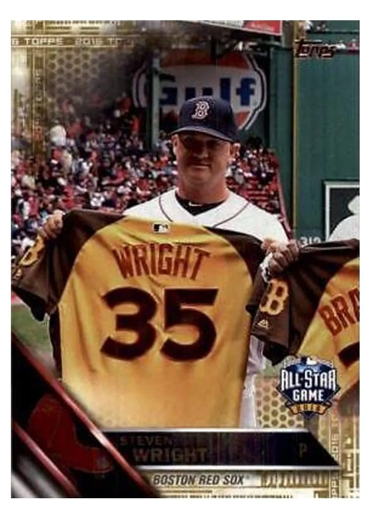 2016 Topps Update Base Set Steven Wright #US113 card