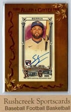 2025 Topps Allen & Ginter Framed Mini Autographs (Baseball) Steward Berroa #MA-SBE card