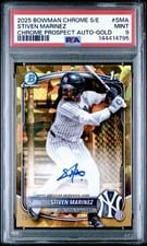 2025 Bowman Chrome Sapphire Edition Prospect Autographs Stiven Marinez #CPSA-SMA card