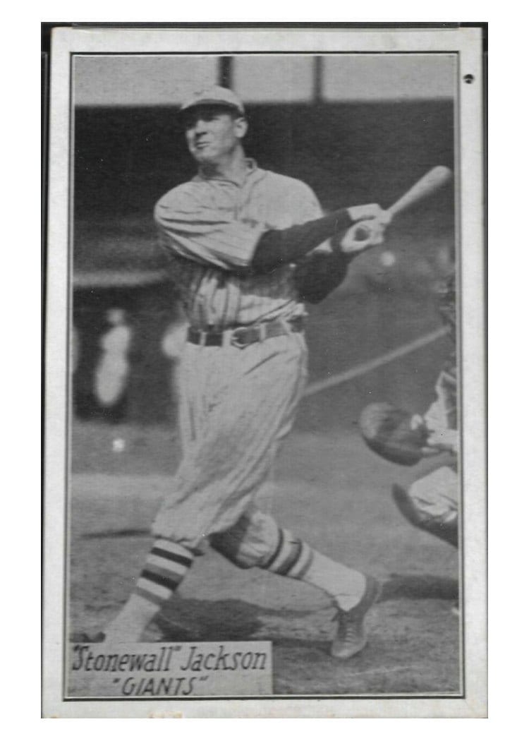 1929 R315 'Stonewall' Jackson card