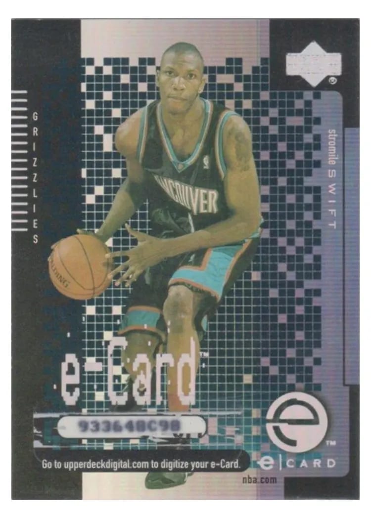 2000 Upper Deck E-Card Stromile Swift #EC4 card