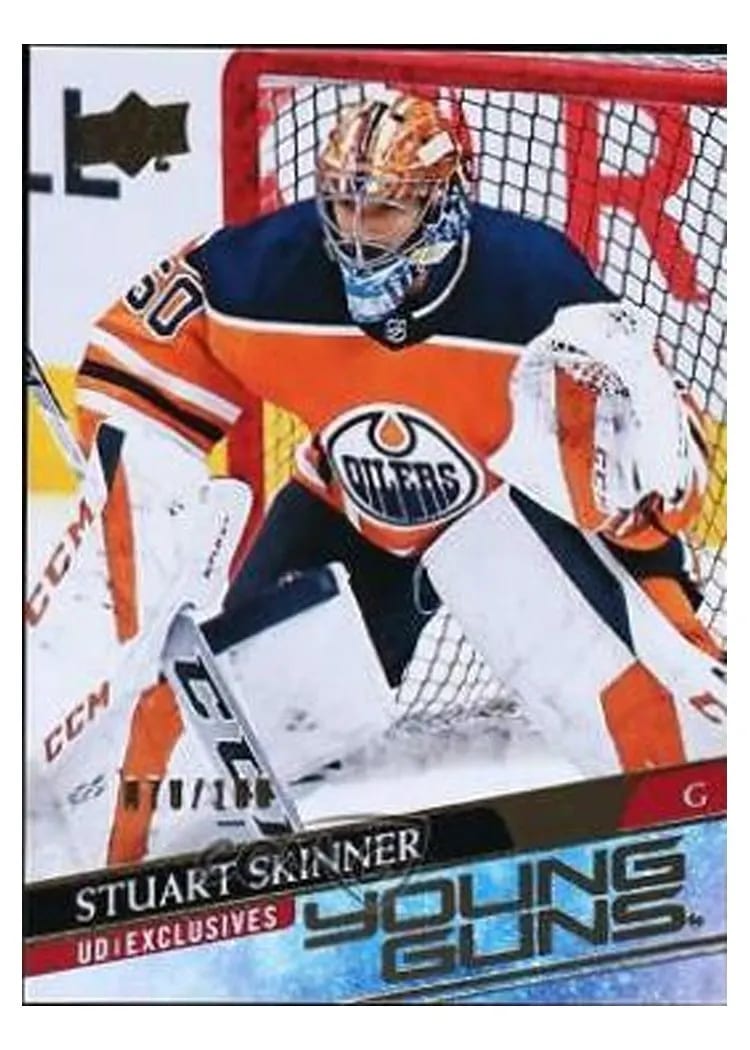 2020 Upper Deck Stuart Skinner #496 card
