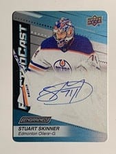 2023-24 Upper Deck Engrained ElectroCast Metal Auto Stuart Skinner #EC-47